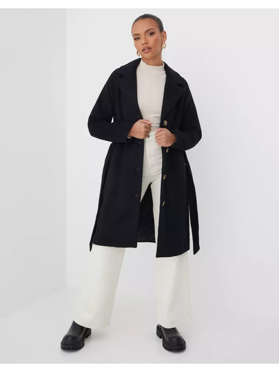 Selected Femme Slfmilan Wool Coat B Black
