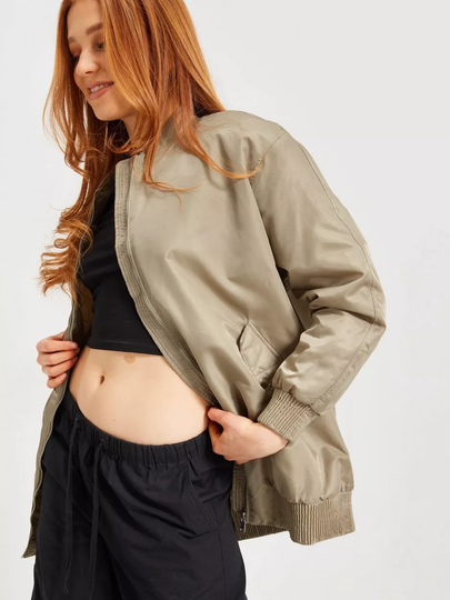 Only - Bomber-takit - Chinchilla - Onljenny Oversized Bomber Cc Otw - Takit
