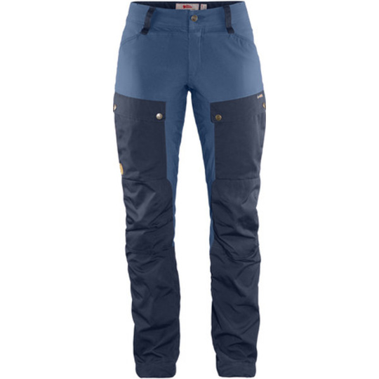 Fjällräven Keb Trousers Curved W Reg - Dark Navy-uncle Blue - Naiset - 34