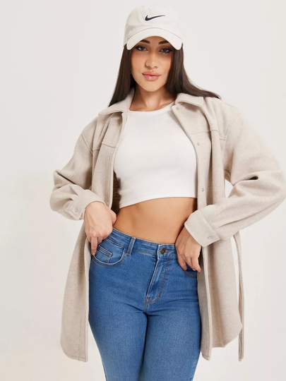 Vero Moda - Syys- & Kevättakit - Oatmeal Melange - Vmvince Jacket - Takit