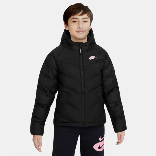 Nike Talvitakki Down NSW synthetic-fill - Musta/Pinkki Lapset