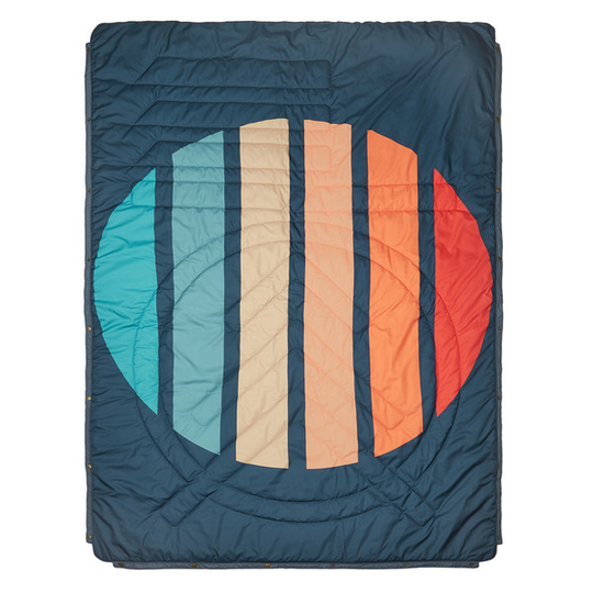 Voited Fleece Blanket - Sunset Stipes - OneSize