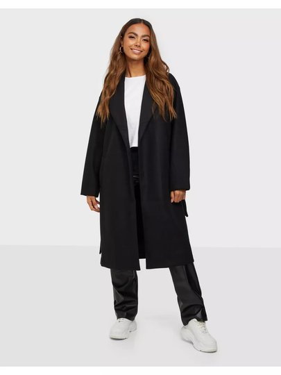Vero Moda Vmfortune Long Jacket Ga Noos Black