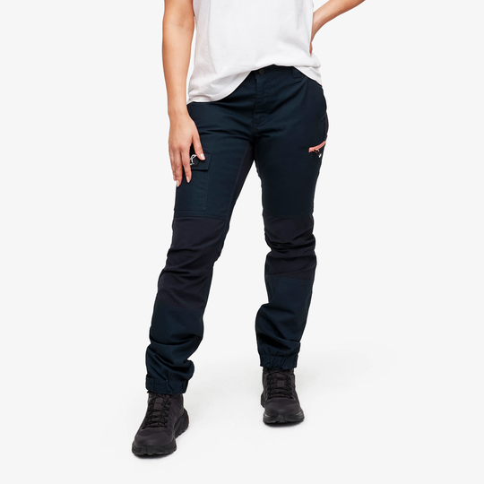 Nordwand Pants Naiset Thunder Blue/Burnt Coral, Koko:2XL - Ulkoiluhousut, Vaellushousut & Retkeilyhousut