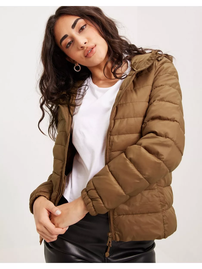 Only onlTAHOE Hood Jacket Otw Noos Toasted Coconut