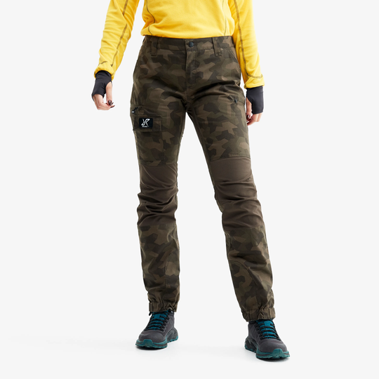 Nordwand Pants Naiset Earth Camo, Koko:L - Ulkoiluhousut, Vaellushousut & Retkeilyhousut