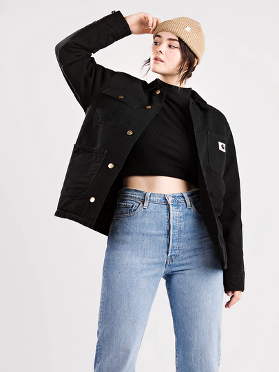 Carhartt WIP Irving Jacket musta