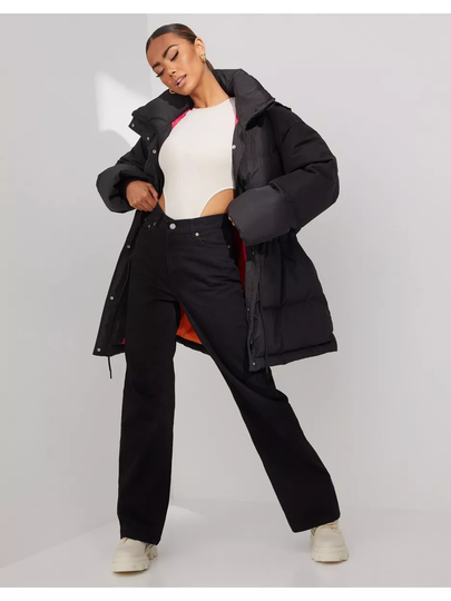 JJXX Jxcarlin Mid Note Down Puffer Jkt Black
