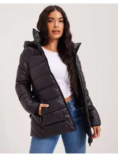 Calvin Klein Essential Belted Jacket Black