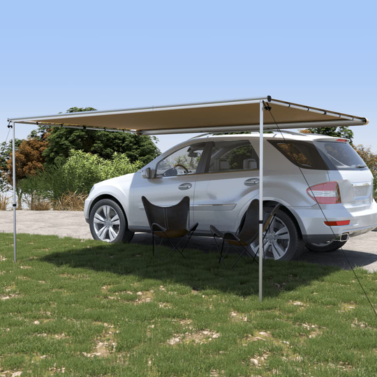 vidaXL Asuntoauton ja -vaunun markiisi 4x2,5x2,15 m beige