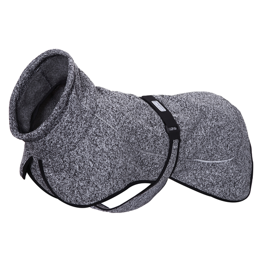 Rukka® Comfy -neuletakki, harmaa/musta - n. 35 cm selänpituus (koko 35)