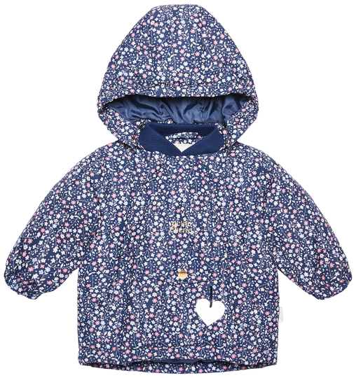 Petite Chérie Lola Vauvan Takki, Navy Small Flower, 68