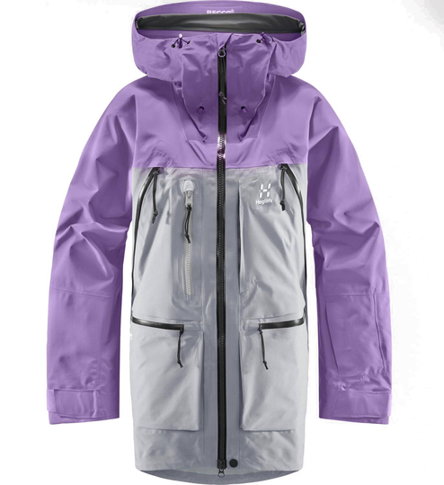 Vassi GTX Pro Jacket Women Concrete/Purple S