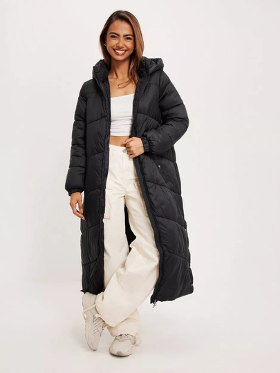 Vero Moda - Talvitakit - Black - Vmuppsala Long Coat Noos - Takit