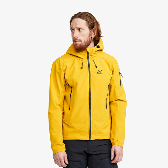 Tornado Jacket Miehet Lemon Curry, Koko:L - > Softshell-takit