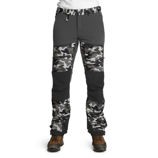 Is Not Enough Athena Trekking Pro Pants - Pewter Camouflage - Naiset - XS