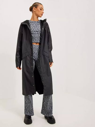Rains - Sadetakit - Black - Longer Jacket - Takit - raincoats