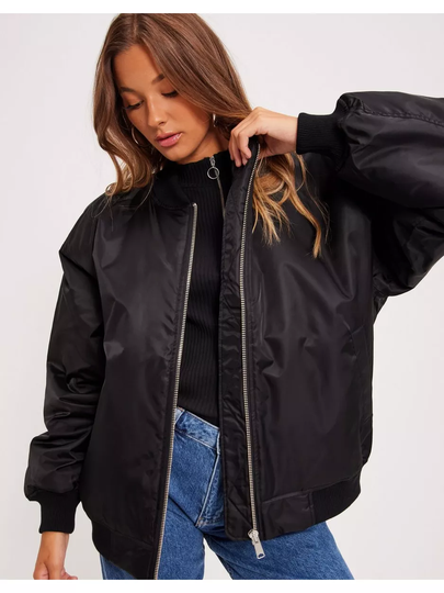 Dr Denim Hera Bomber Jacket Black