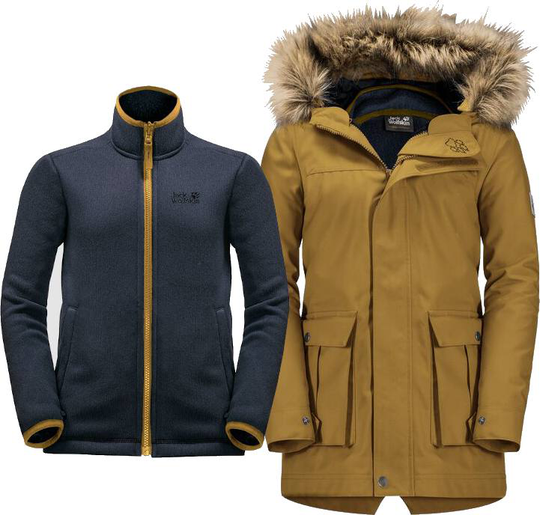 Boys Elk Island 3in1 Parka Gold 128