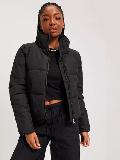 Only - Puffer-takit - Black - Onldolly Short Puffer Jacket Otw No - Takit