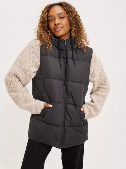 Selected Femme - Liivit - Black - Slfalina Puffer Vest B - Takit - Vests