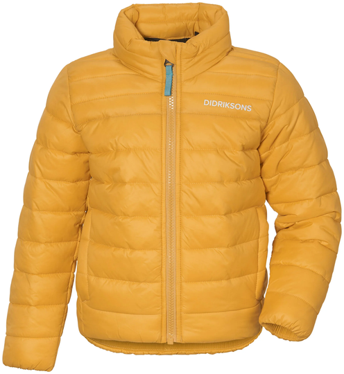 Didriksons Puff Kevyttoppatakki, Golden Yellow, 80
