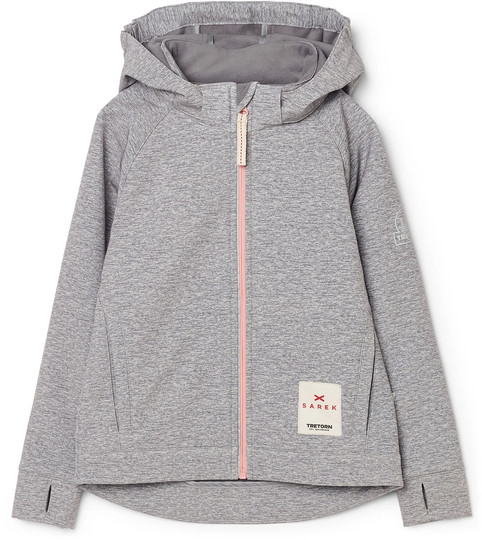 Tretorn Sarek Softshell Takki, Grey Melange, 110–116
