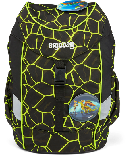 Ergobag Mini Dragon RideBear Reppu 8L, Lava Yellow