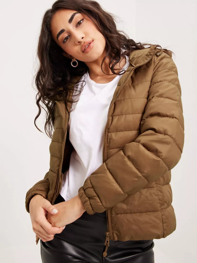 Only - Puffer-takit - Toasted Coconut - onlTAHOE Hood Jacket Otw Noos - Takit