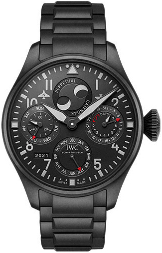 IWC Miesten kello IW503604 Pilots Musta/Titaani Ø46.2 mm
