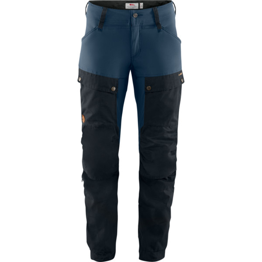 Fjällräven Keb Trousers W Reg - Dark Navy-uncle Blue - Naiset - 34