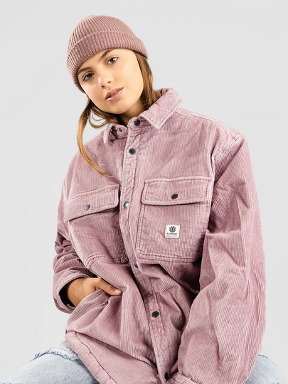 Element Saskatch Cord Jacket pinkki