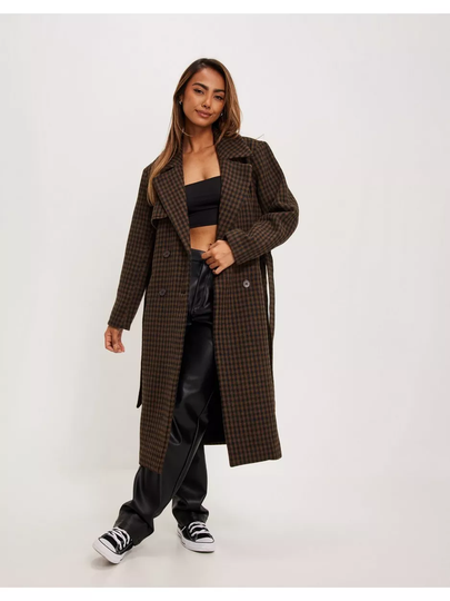 Object Collectors Item Objlolly Coat 122 Dark Earth Black