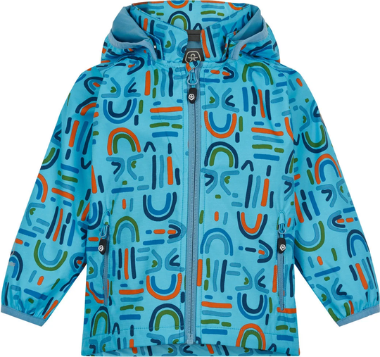 Color Kids Softshell Takki, Blue Fish, 74