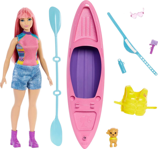 Barbie Camping Daisy Muotinukke