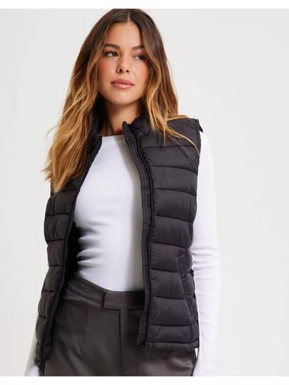 Vila Viminsk Short Waistcoat Black