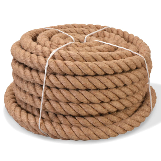 vidaXL Köysi 100% juutti 14 mm 250 m