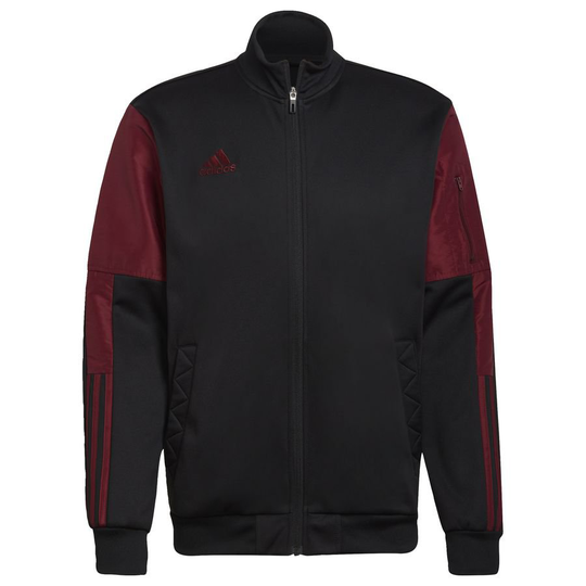 adidas Verryttelytakki Tiro - Musta/Punainen