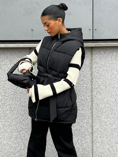 NLY Trend - Liivit - Musta - Precious Puffer Vest - Takit - Vests