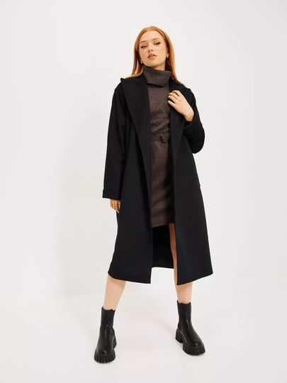 Polo Ralph Lauren - Pitkät takit - Black - Nra Wrp Ct-Lined-Coat - Takit - coats