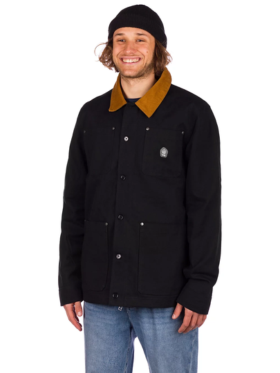 Coal Talcum Jacket musta