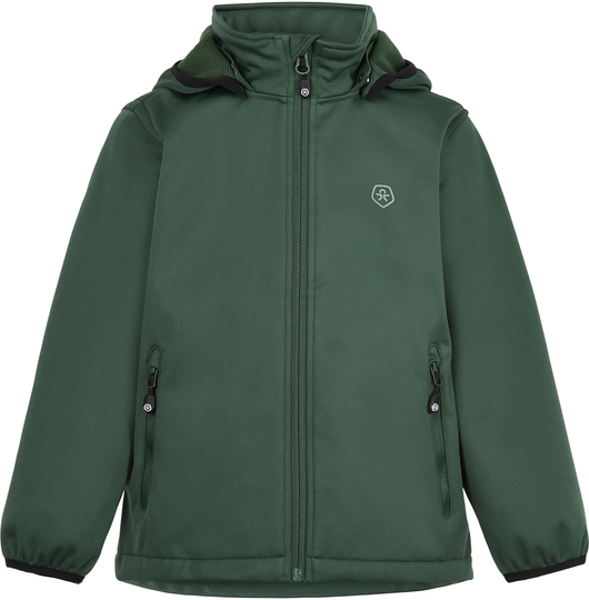 Color Kids Vuorellinen Softshelltakki, Cilantro, 104