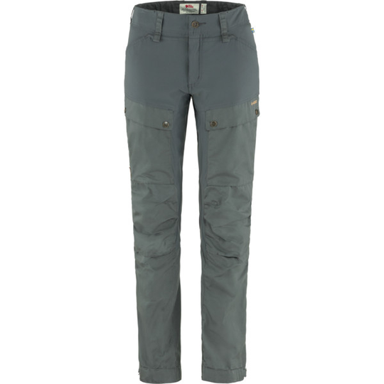 Fjällräven Keb Trousers Curved W Short - Basalt - Naiset - 32