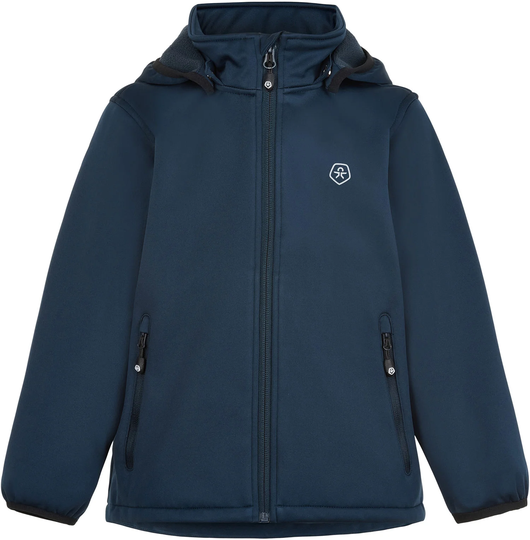 Color Kids Vuorellinen Softshelltakki, Total Eclipse, 110
