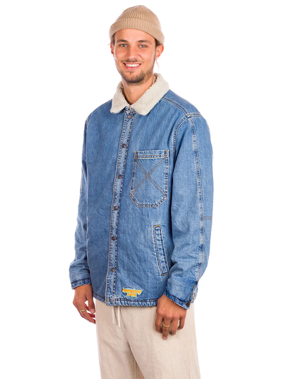 Homeboy SHERPA Denim Jacket sininen