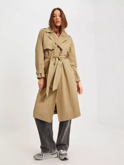 Selected Femme - Trenssit - Cornstalk - Slfsia Trench Coat B Noos - Takit