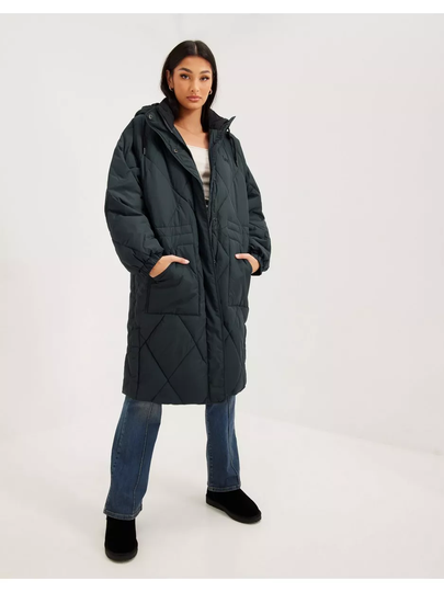 Lee Jeans Long Puffer Charcoal