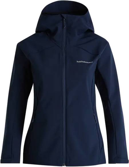 Explore Hood Jacket Women Tummansininen M