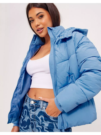Pieces Pcjamilla Short Puffer Jacket Noos Granada Sky
