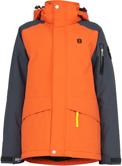 8848 Altitude Axl 2.0 JR Laskettelutakki, Orange Rust, Koko 130